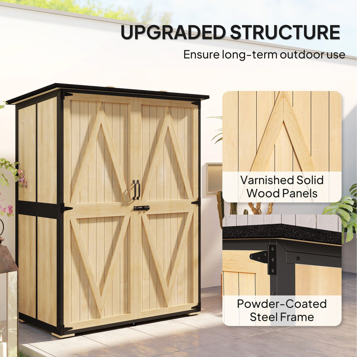 Wood Storage Shed