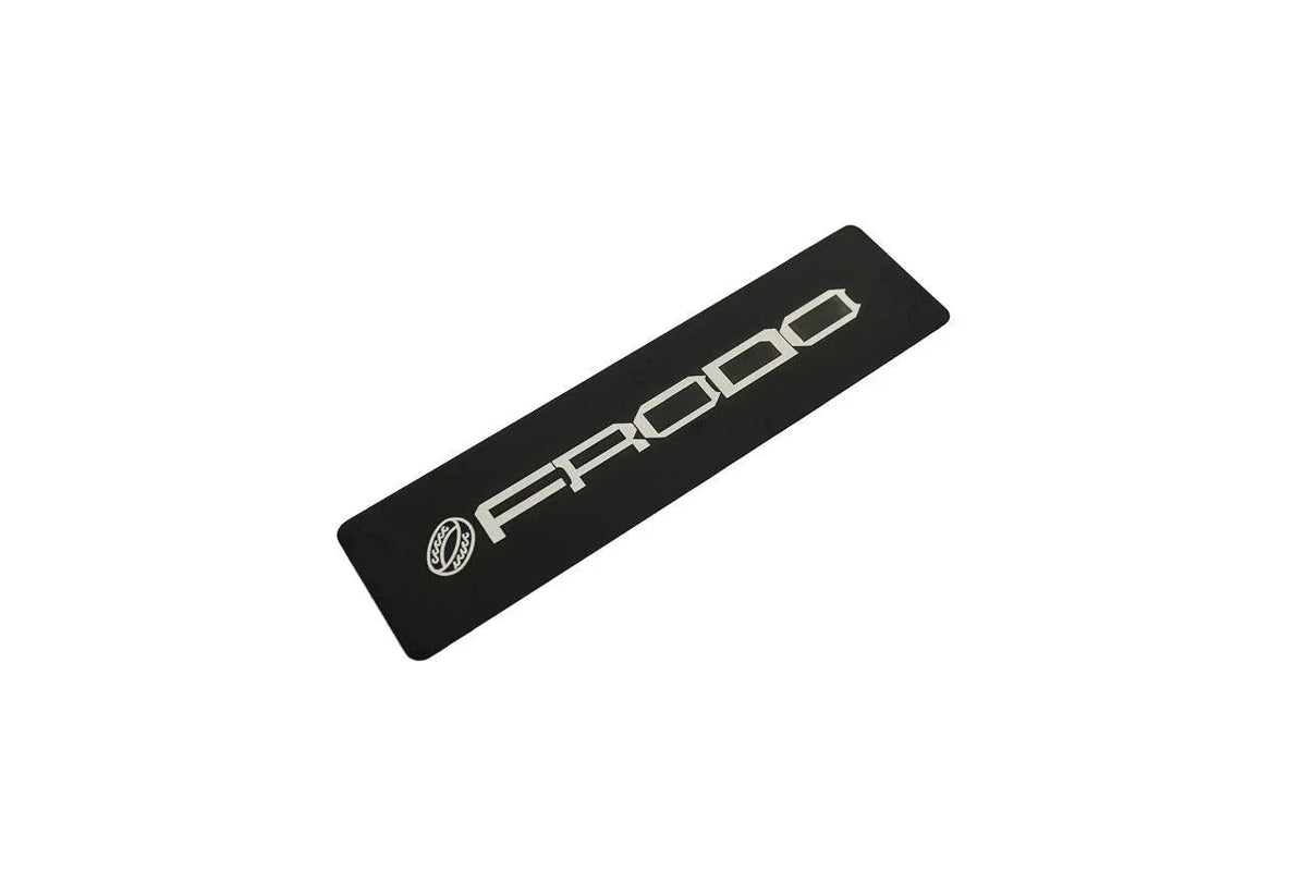 FRODO Logo Emblem for Weathertech All Weather Floor Mats (Metal Etched) - Universal