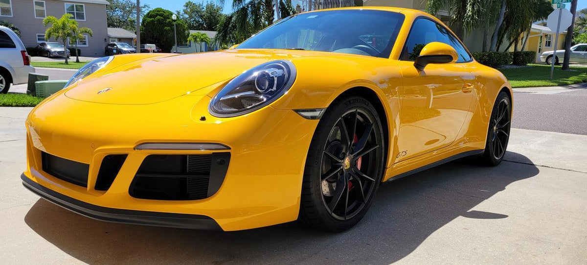 "GTS" Door Vinyl Logo Emblems for Porsche Vehicles (Boxter, Cayman, 911, Macan, Cayenne, Panamera)