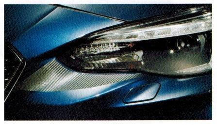 JDM Style 3D Carbon Fiber Headlight Accents - 2018+ Crosstrek / 2017+ Impreza