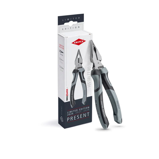 KNIPEX Eras 3 "Present" Edition 7-1/4" Needle-Nose Combination Pliers (08 22 185 S01)