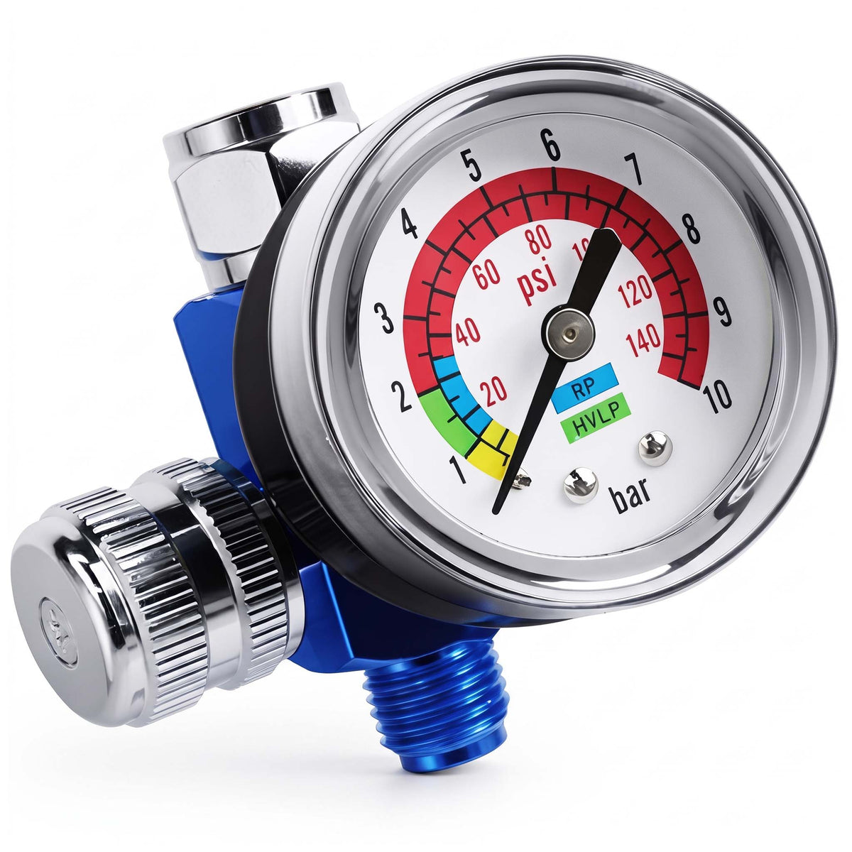 Professional Analog Air Compressor Regulator - 150 PSI High Flow Control with 89 SCFM (AR-01)