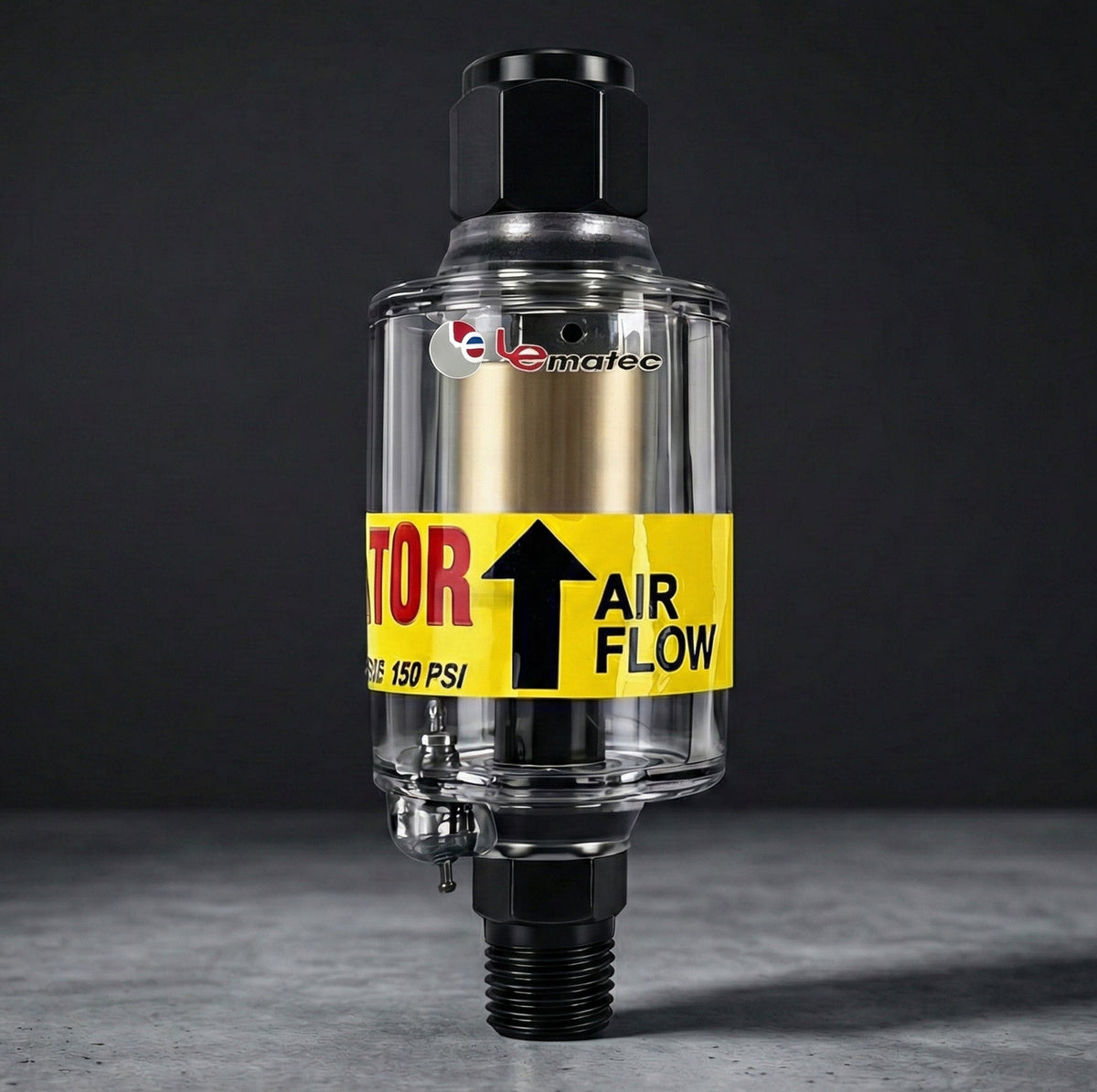 Professional Inline Air Compressor Filter - 150 PSI Oil & Water Separator with Auto Drain (ZN312)