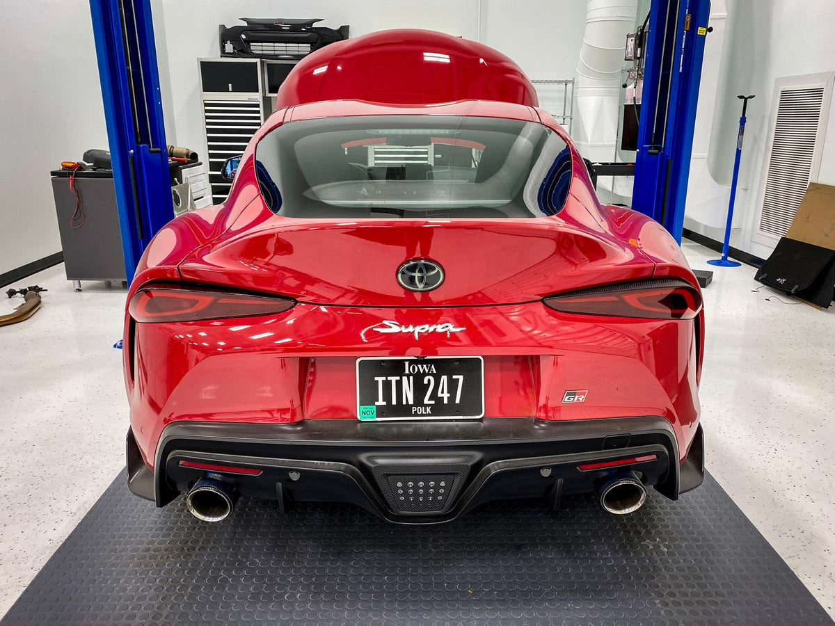 Rear Supra Emblem Overlay (Various Colors) - 2020+ Supra