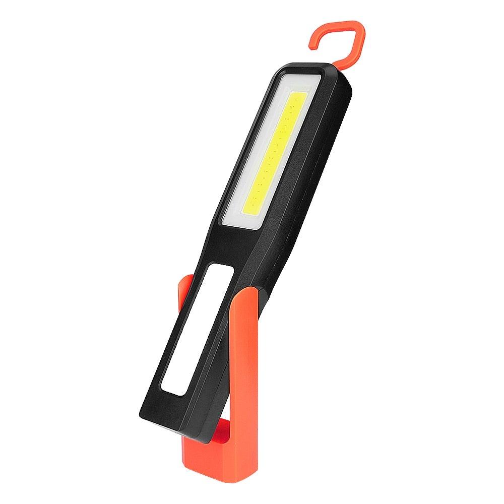 Rechargeable USB LED Work Lights Bright Flashlight and Work Light with Clip and Magnetic Base and Rotatable Clip  Magnetic Flashlight For Working Inspection Camping Car Repair Maintenance