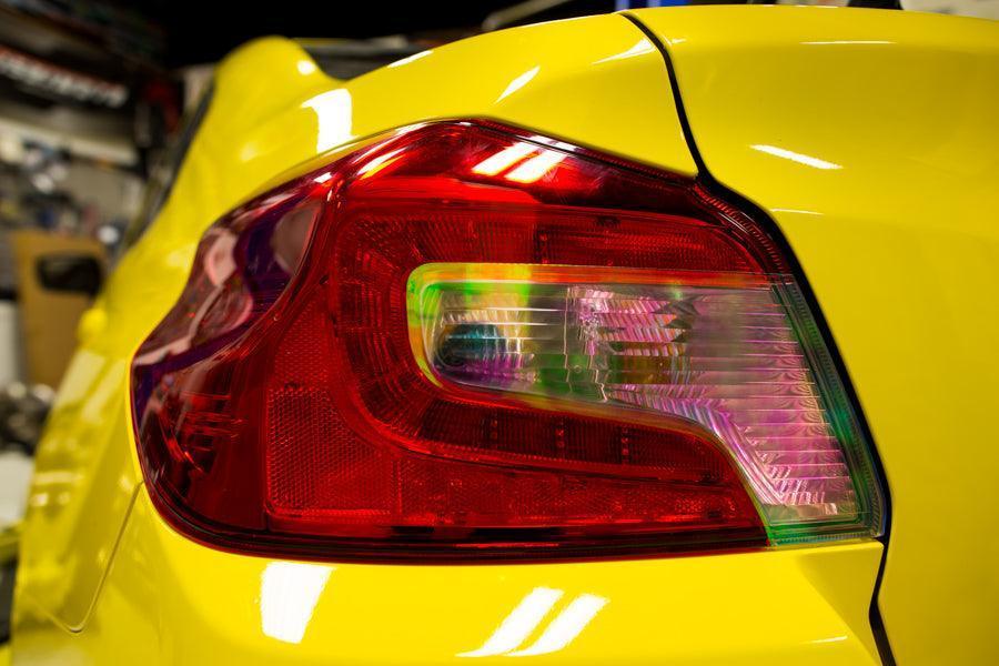 Smoked Tail Light Overlays (Dark, Light, Red, or Yellow) for 2015-2020 Subaru WRX / STI