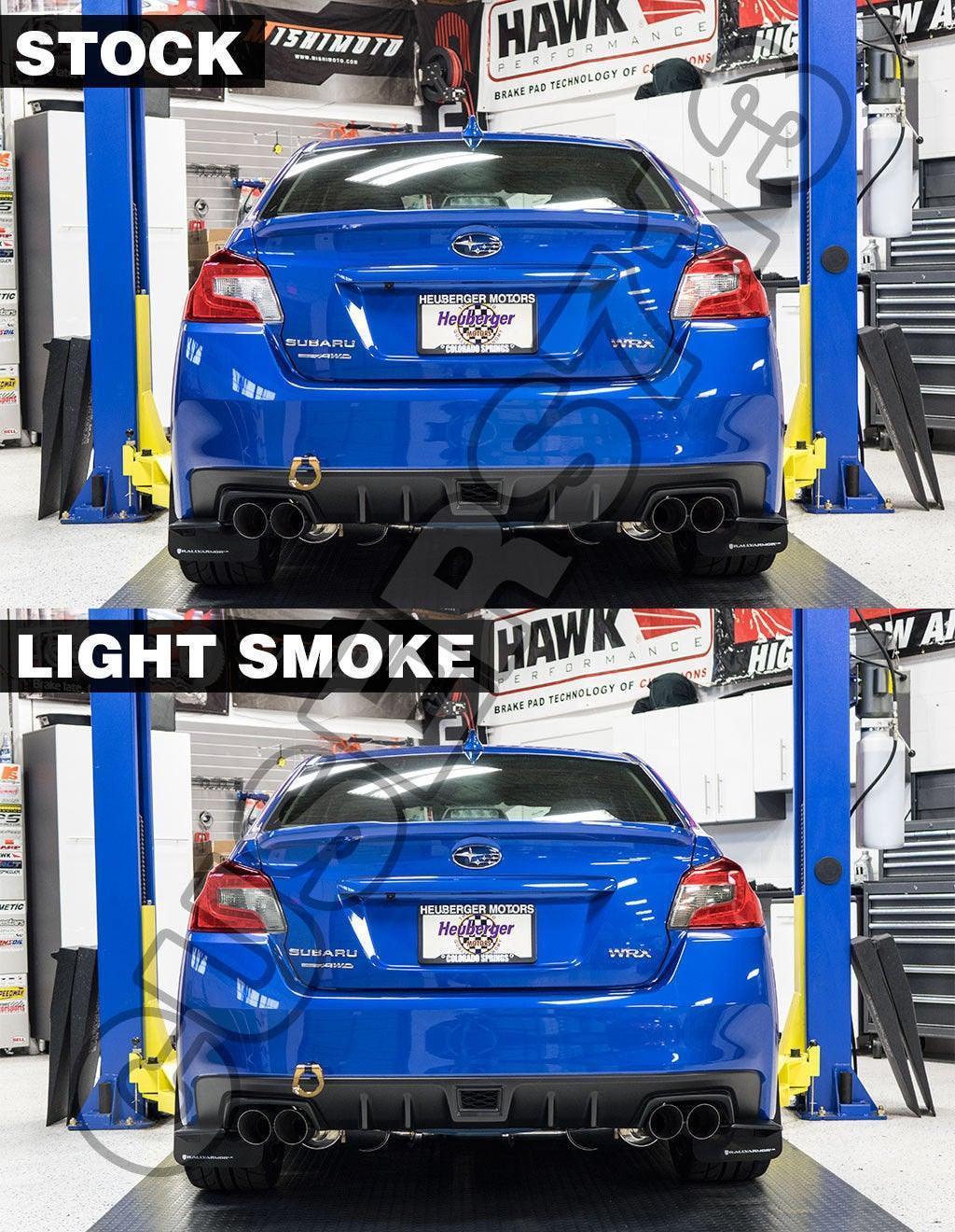 Smoked Tail Light Overlays (Dark, Light, Red, or Yellow) for 2015-2020 Subaru WRX / STI