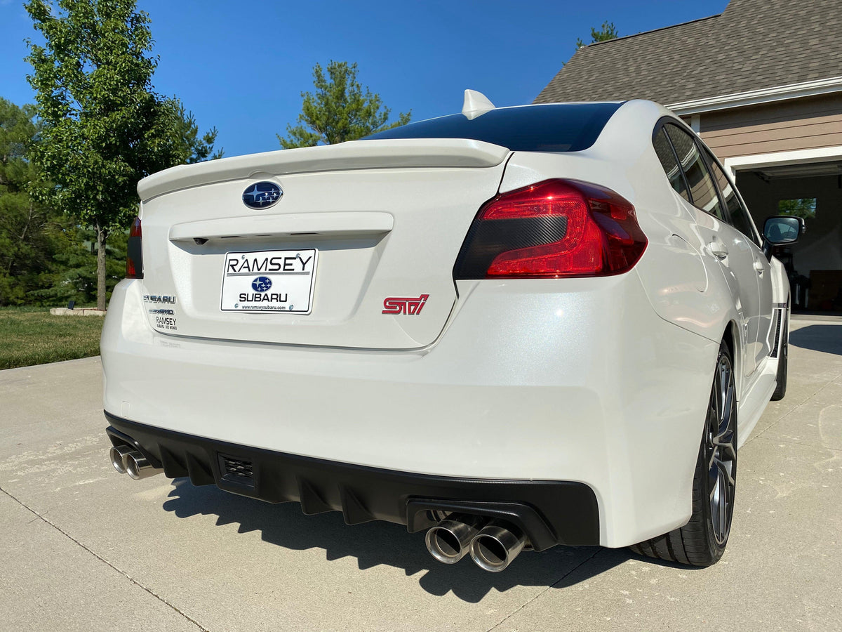 Special Edition Dark Smoke Carbon Fiber Tail Light Overlays - 2015+ WRX / STI