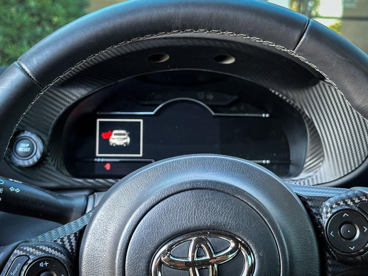 Speedometer Cluster 3D Carbon Overlay (5 Pieces) - 2022+ BRZ / GR86
