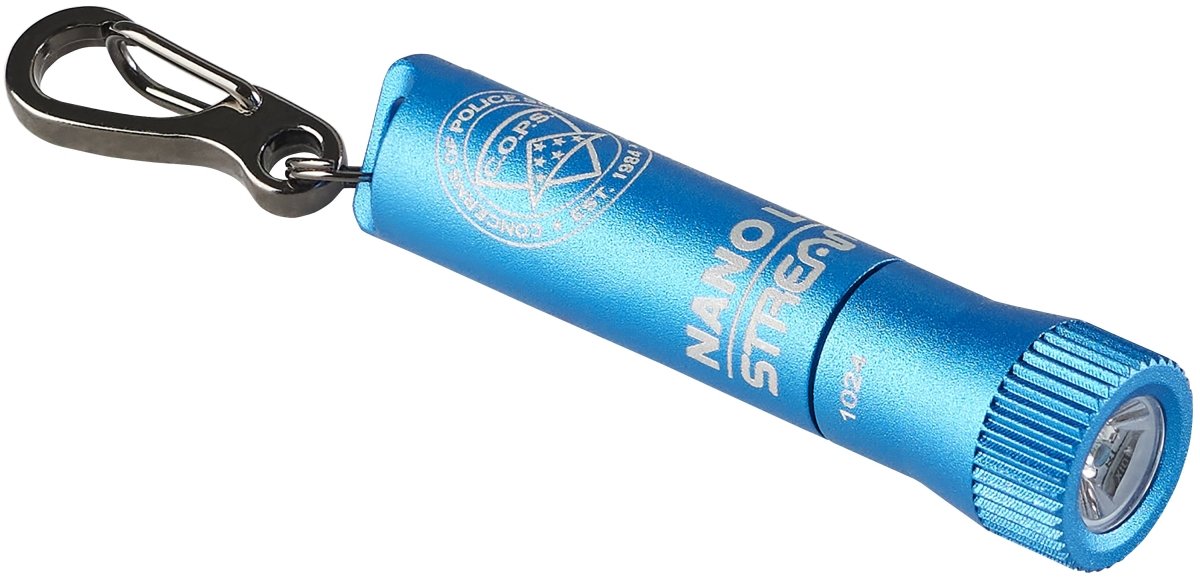 Streamlight C.O.P.S Nano Light® II Miniature Keychain LED Flashlight Blue 73021
