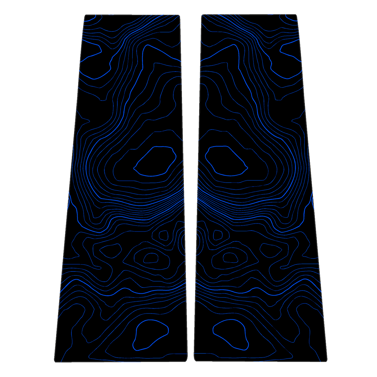 Topographic B Pillar Overlays - 2024+ Ranger