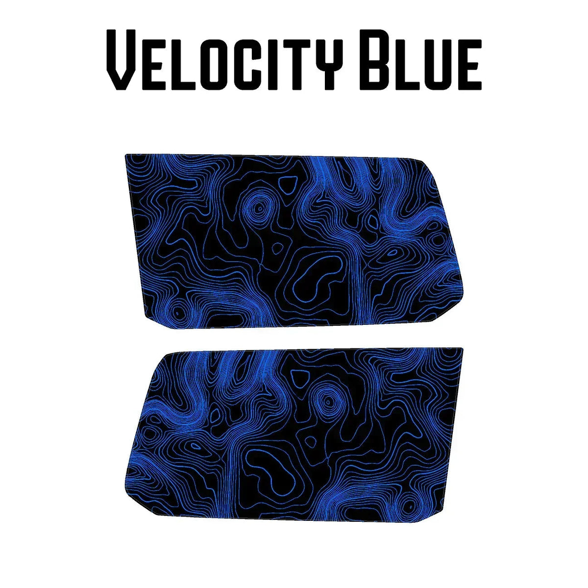 Topographic Rear Window Map Overlays V3 (Perforated) - 2025+ 4Runner