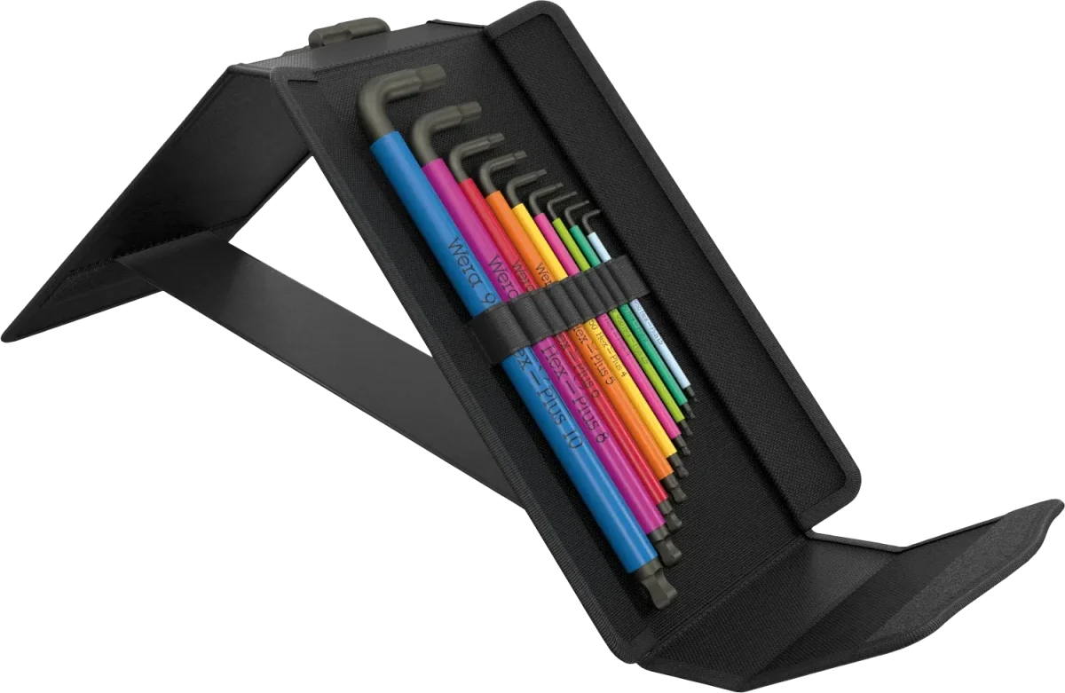 Wera 05133286001 Big Pack Multicolor Hex-Plus Metric & Imperial L-Key Set (19 Pieces)
