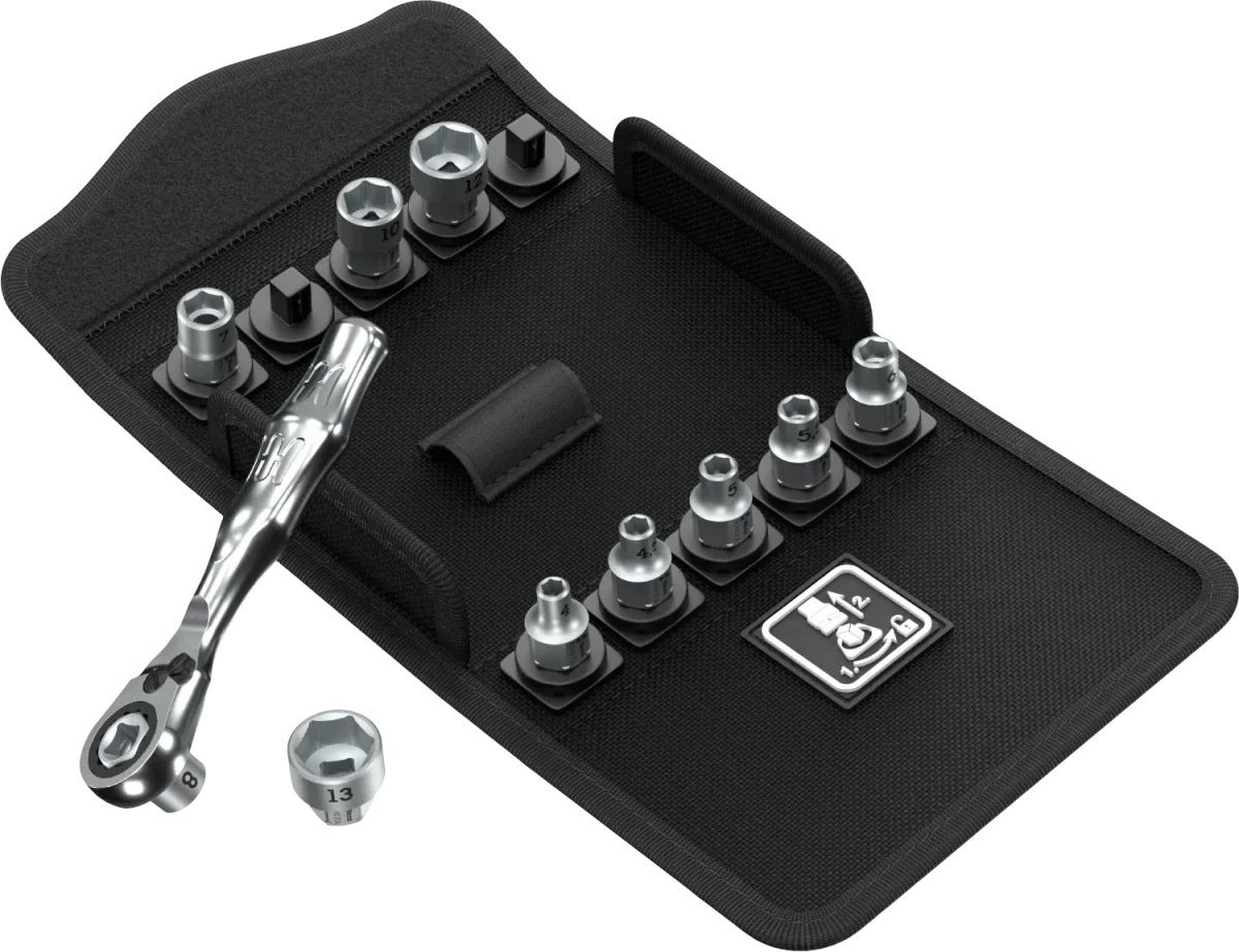 Wera 05135021001 Kraftform Kompakt Zyklop Mini 2 Set 1 Socket Set