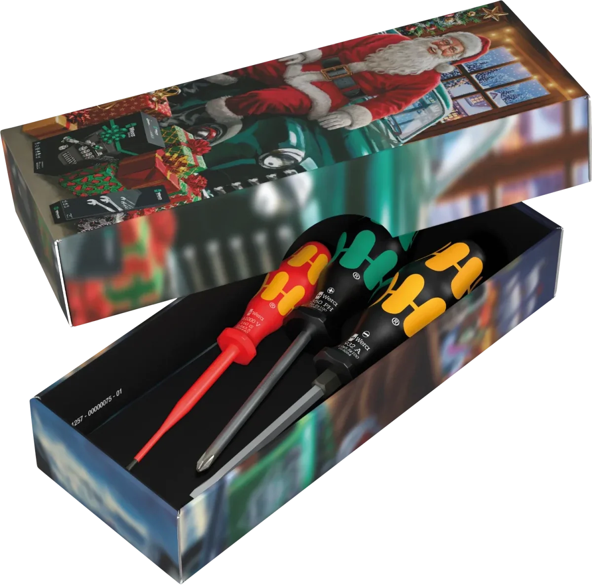 Wera 05136035001 Christmas 2026 Kraftform Screwdriver Set - 3 Piece Holiday Gift Box