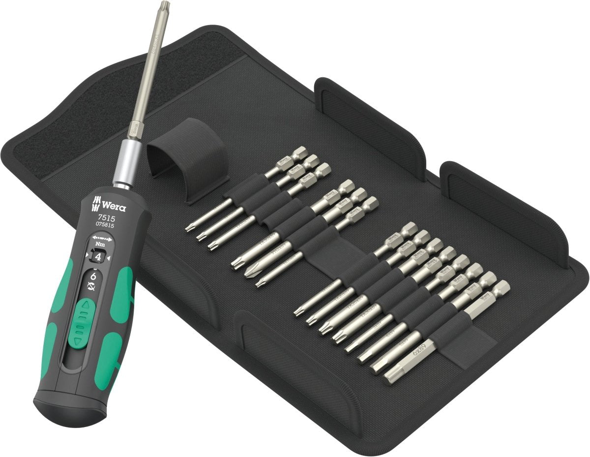 Wera 7515/16 Kraftform Safe-Torque Speed Universal 1 Screwdriver Set 05075851001