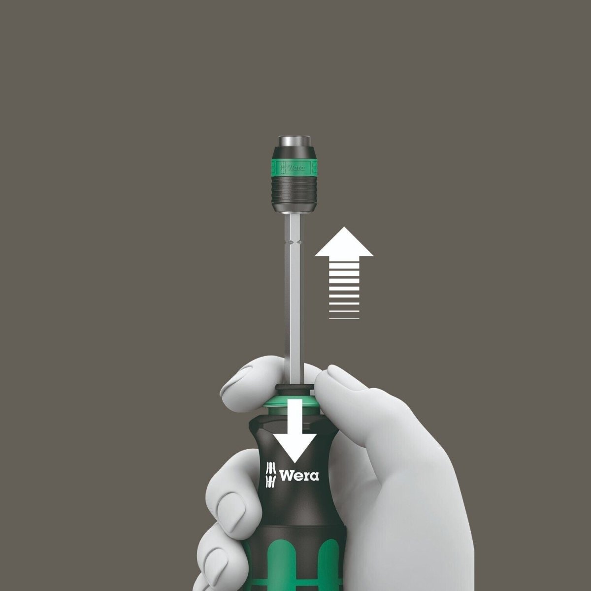 Wera 817 R Kraftform Kompakt Bitholding Screwdriver With Rapidaptor 05051482001