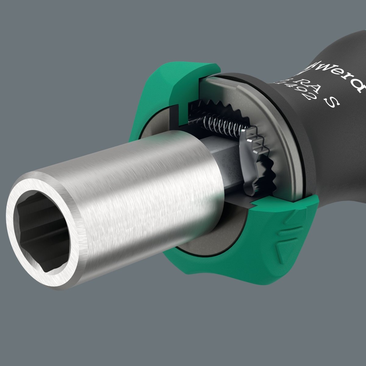 Wera 838 RA S Bitholding Ratcheting Screwdriver 1/4" Drive 05051492001