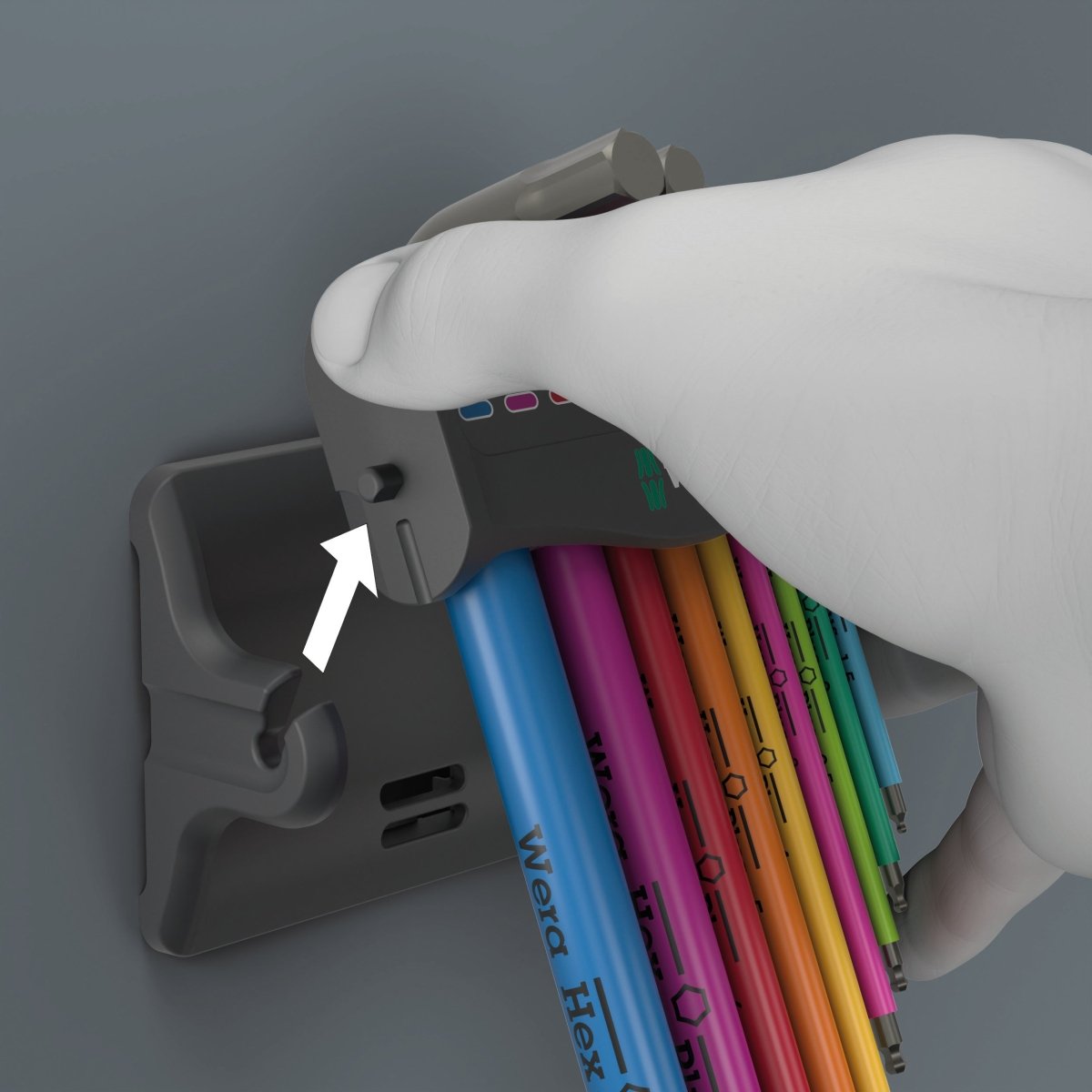 Wera 950/9 Hex-Plus Multicolor 3 L-Key Set Metric 05133165001