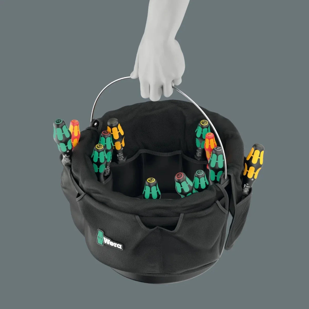 Wera 9559 Tool Bucket Organizer Screwdriver Set 1 (12-Piece)