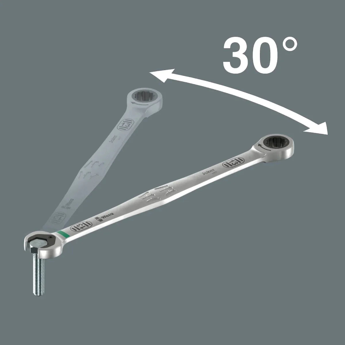 Wera 9735 Foam Insert 6007 Joker Set 1 Ratcheting Wrench Set (12 Pc)
