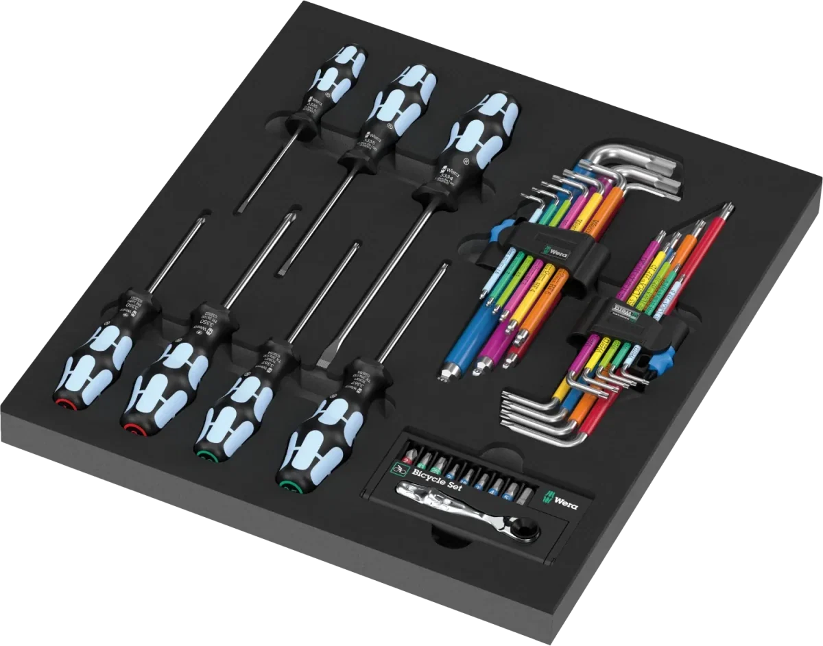 Wera 9760 Foam Insert Stainless Steel Tool Set 1, 36 Pieces (05150160001)