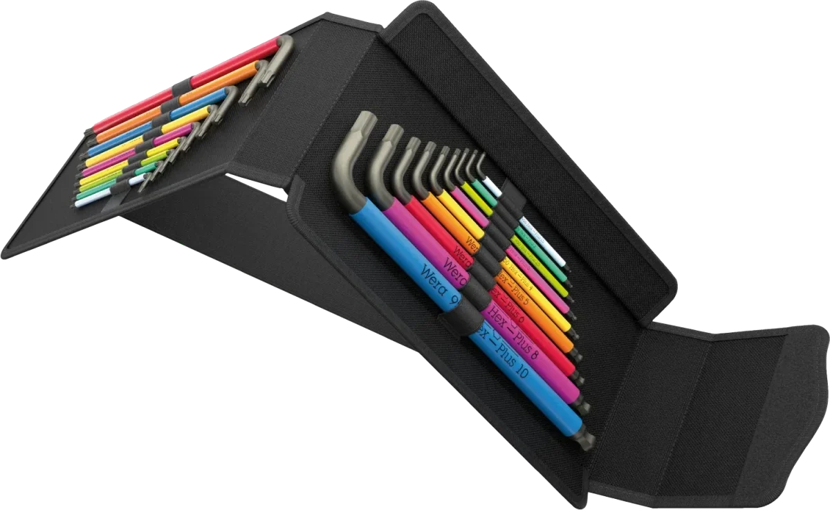 Wera Big Pack Multicolor Metric Hex-Plus & TORX L-Key Set (19-Piece) - 05133287001