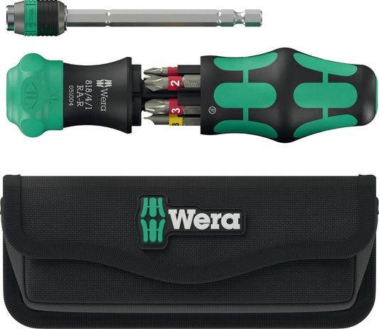 Wera Kraftform Kompakt 25 RA-R Ratcheting Screwdriver Set With Pouch 05051515001