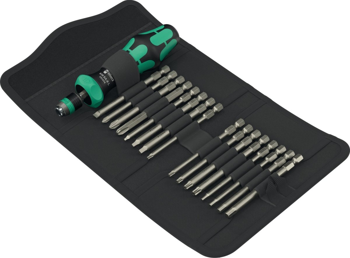 Wera Kraftform Kompakt 60 RA-R Imperial 1 Ratcheting Screwdriver Set 05051531001