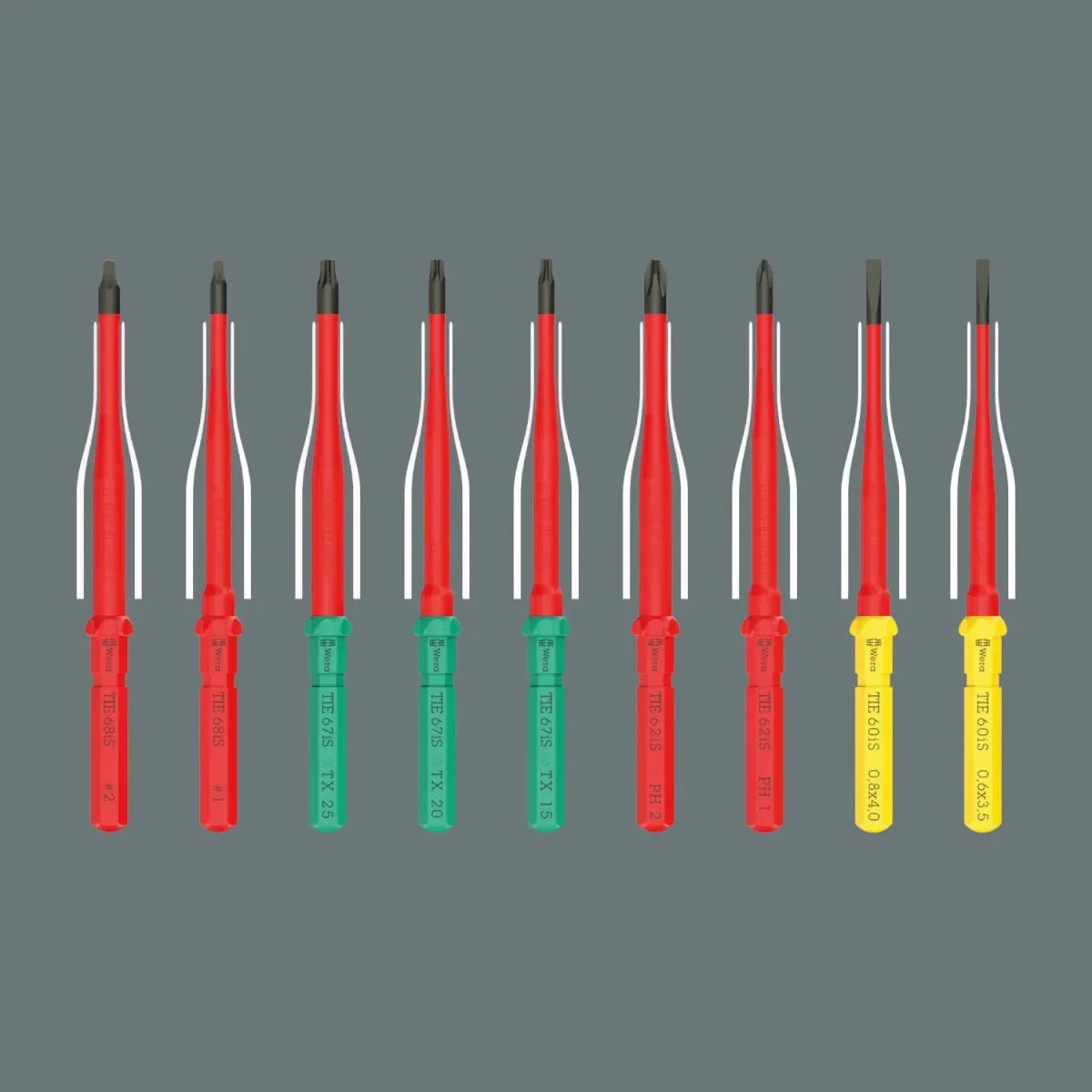 Wera Kraftform Kompakt VDE Safe-Torque Speed Switch Cabinet Set Basic 1 - 23 Piece (05006634001)
